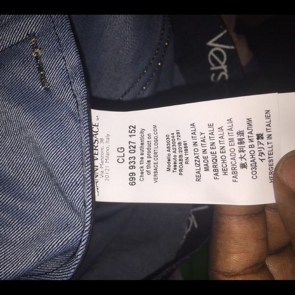 Versace logo mania denim jacket - Picture 8 of 15